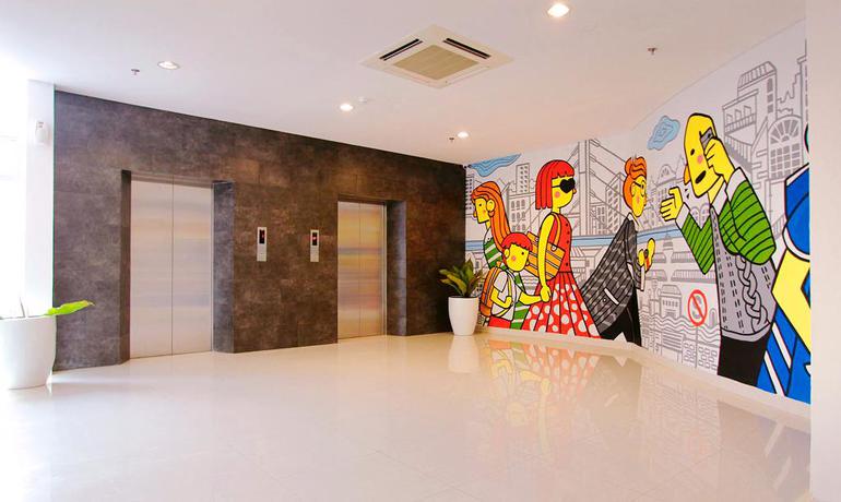 Imagen de los interiores del Hotel FOX Lite Hotel Metro Indah - Bandung. Foto 18