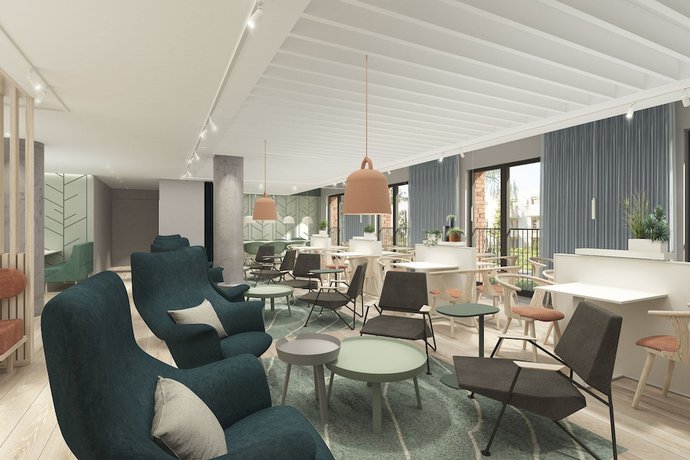 Imagen del bar/restaurante del Hotel Fairfield By Marriott Copenhagen Nordhavn. Foto 6