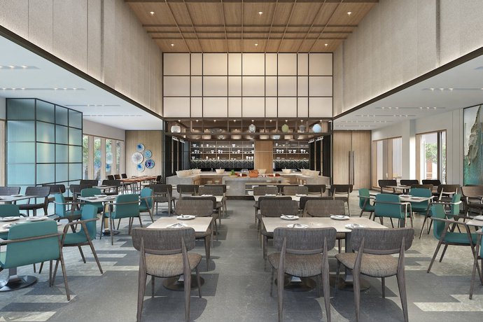 Imagen del bar/restaurante del Hotel Fairfield By Marriott Goa Benaulim. Foto 4