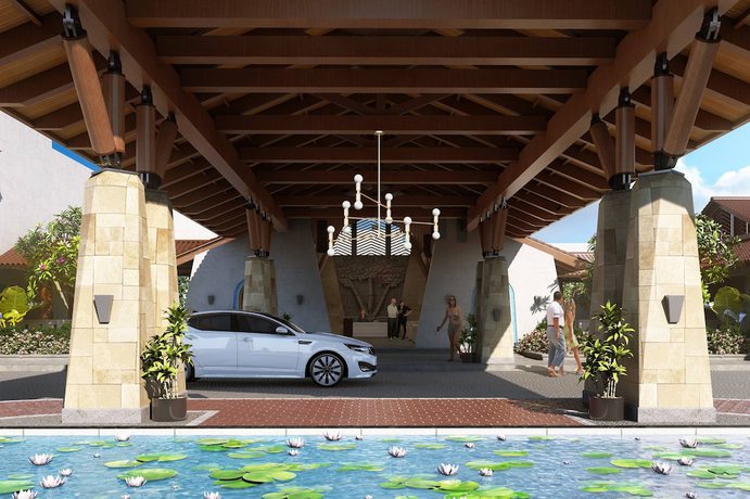 Imagen de la piscina del Hotel Fairfield By Marriott Goa Benaulim. Foto 19