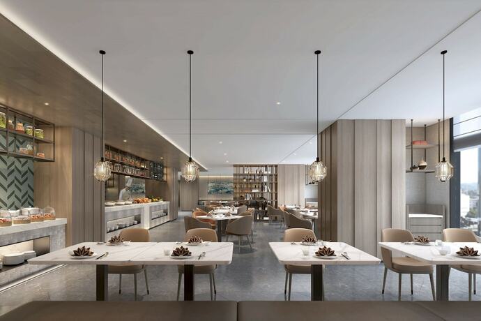 Imagen del bar/restaurante del Hotel Fairfield By Marriott Huai'an Downtown. Foto 15