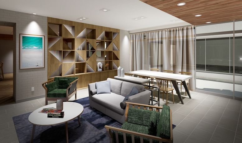 Imagen de los interiores del Hotel Fairfield Inn and Suites By Marriott Cancun Downtown. Foto 12