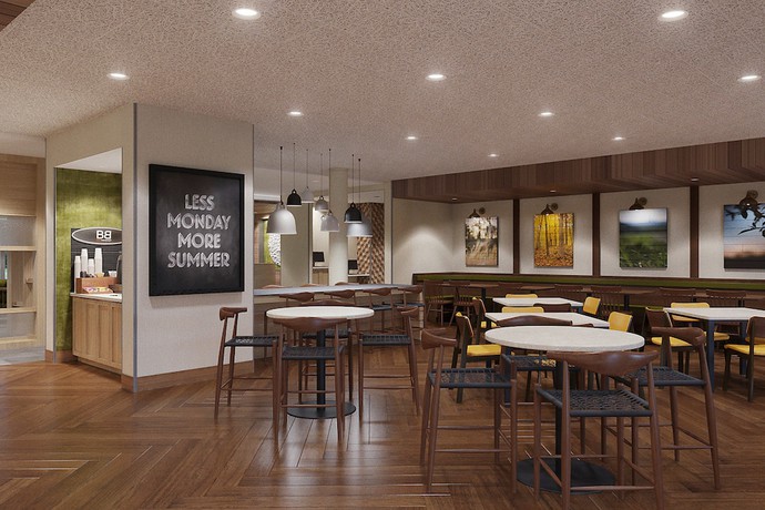 Imagen del bar/restaurante del Hotel Fairfield Inn and Suites By Marriott Des Moines Downtown. Foto 3