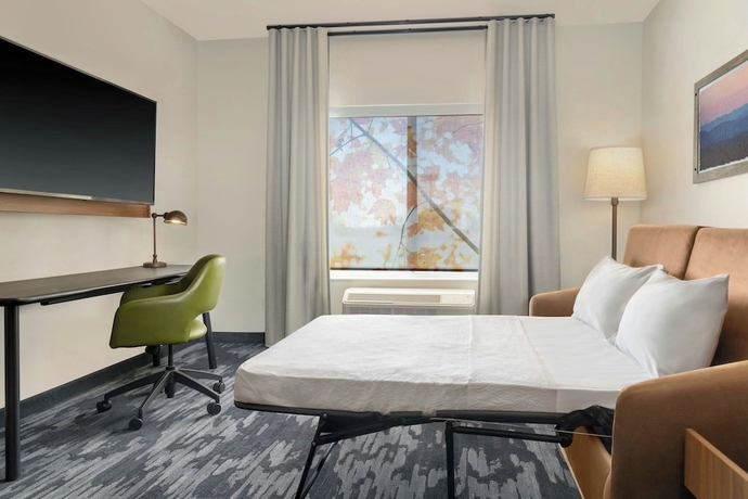 Imagen de la habitación del Hotel Fairfield by Marriott Inn and Suites Kansas City at The Legends. Foto 10