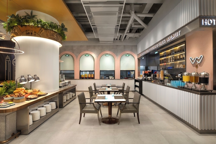 Imagen del bar/restaurante del Hotel Fairfield by Marriott Shanghai Pudong Central. Foto 5