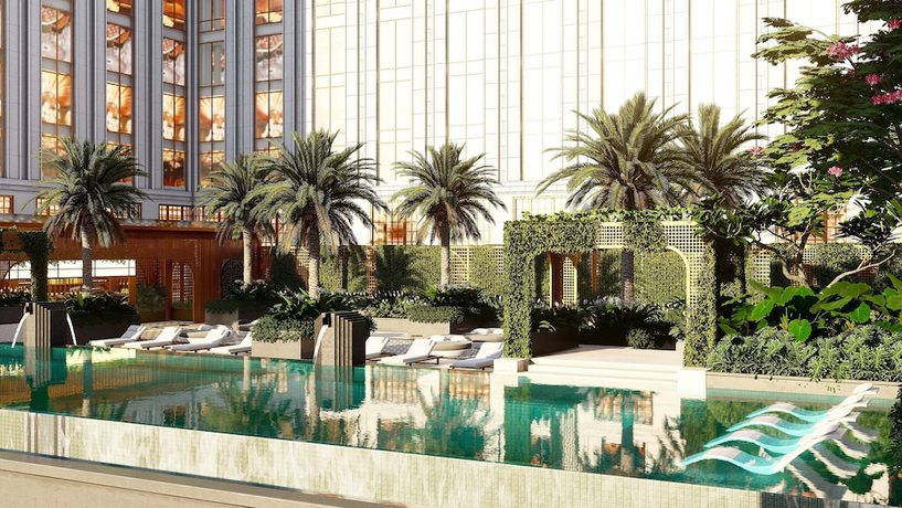 Imagen de la piscina del Hotel Fairmont Mumbai. Foto 19