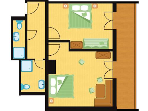 Imagen de la habitación del Hotel Familotel Central. Foto 4