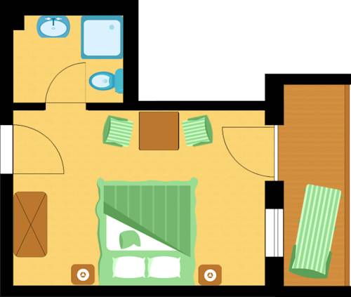 Imagen de la habitación del Hotel Familotel St. Johanner Hof. Foto 8