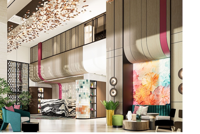 Imagen de los interiores del Hotel Fave+ Lampung. Foto 14