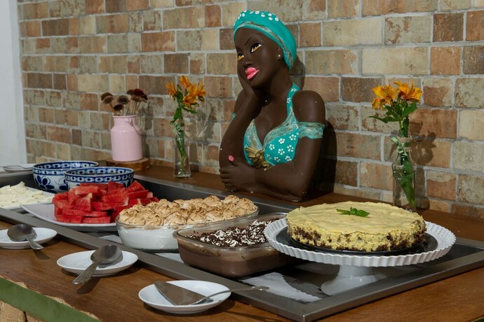 Imagen del bar/restaurante del Hotel Fazenda Vale Da Cachoeira. Foto 11