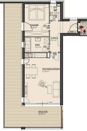 Imagen de la habitación del Hotel Feel Good Boutique Egger. Foto 14