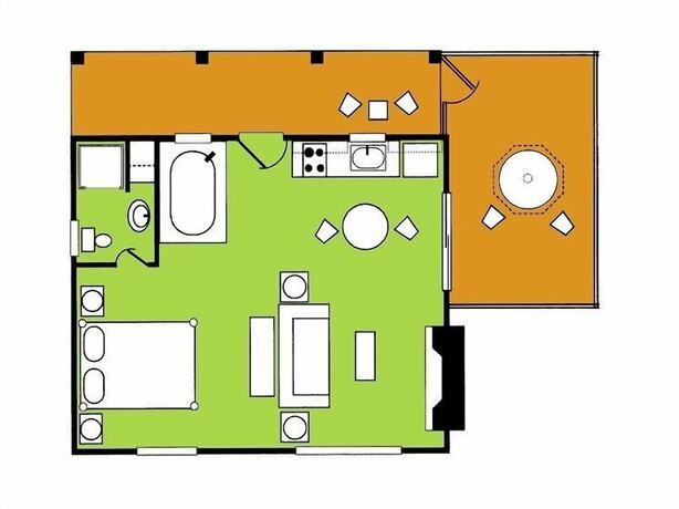 Imagen de la habitación del Hotel Fire Mountain. Foto 17