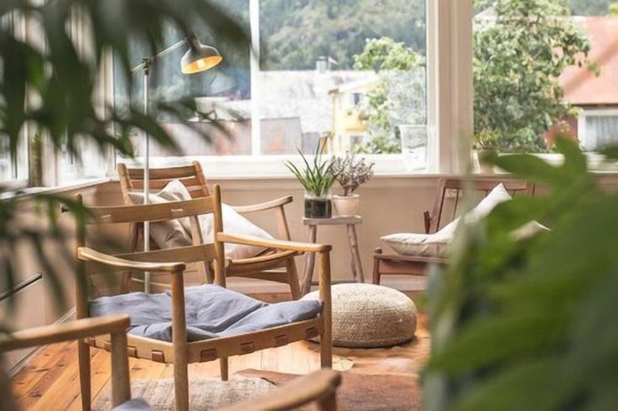 Imagen del bar/restaurante del Hotel Fjærland Fjordstovel. Foto 2