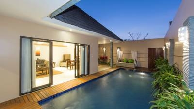 Imagen de la piscina del Hotel Flamingo Dewata. Foto 7