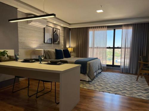 Imagen de la habitación del Hotel Flat Afonso Pena e Centro de Conven&ccedil;&otilde;es Campo Grande. Foto 19