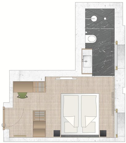 Imagen de la habitación del Hotel Flint. Foto 7