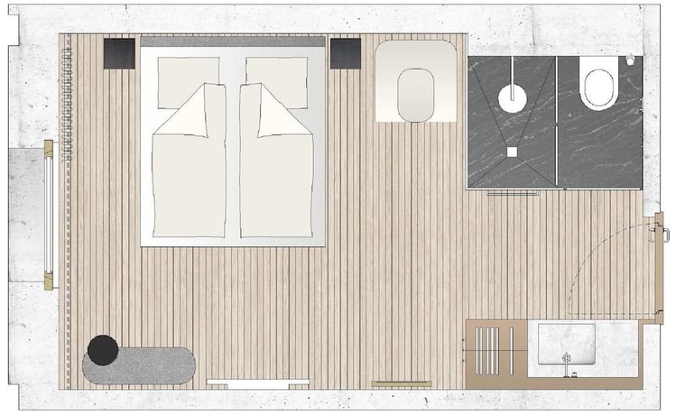 Imagen de la habitación del Hotel Flint. Foto 11