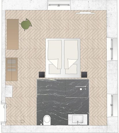 Imagen de la habitación del Hotel Flint. Foto 13