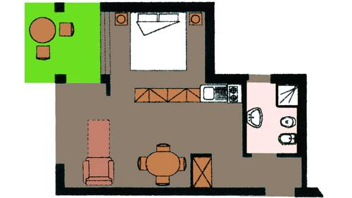 Imagen de la habitación del Hotel Flora & Suites. Foto 4