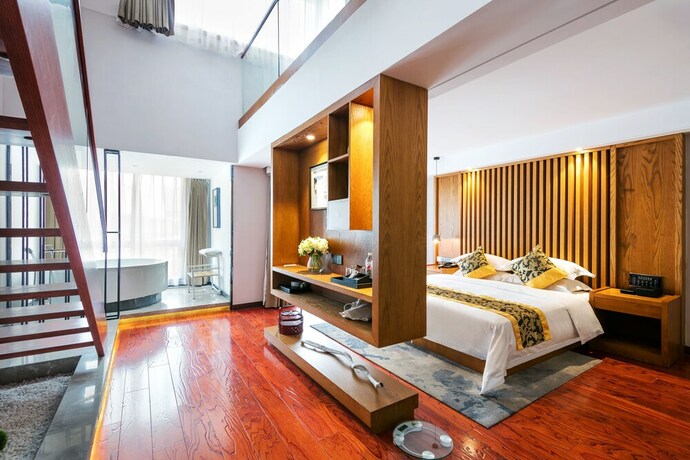 Imagen de la habitación del Hotel Floral Deqing Yingxi Riverside. Foto 14