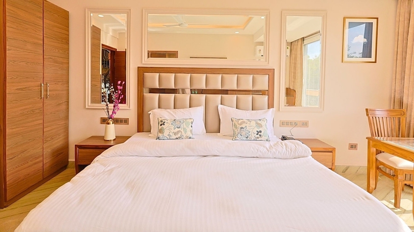 Imagen de la habitación del Hotel FlxHo Horizon ONE - Luxury and Residences Golf Course Road, 2 Min from 42-43 Metro Station. Foto 12