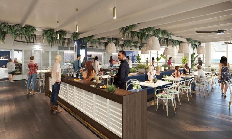 Imagen del bar/restaurante del Hotel Flynn,a Crystalbrook Collection Resort. Foto 3