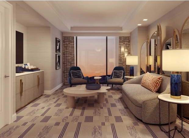 Imagen de la habitación del Hotel Fontainebleau Las Vegas. Foto 3