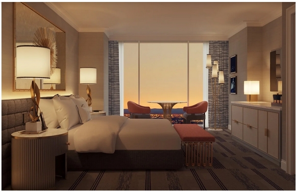 Imagen de la habitación del Hotel Fontainebleau Las Vegas. Foto 5