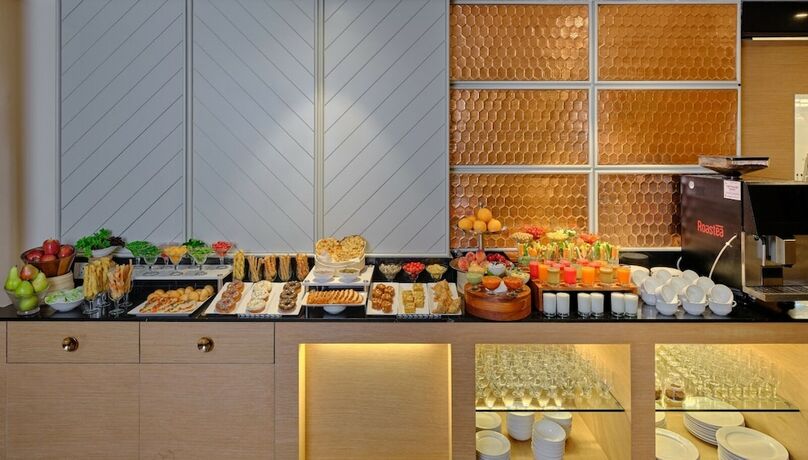 Imagen del bar/restaurante del Hotel Fortune Inn Heritage Walk, Amritsar-member Itc's Group. Foto 6