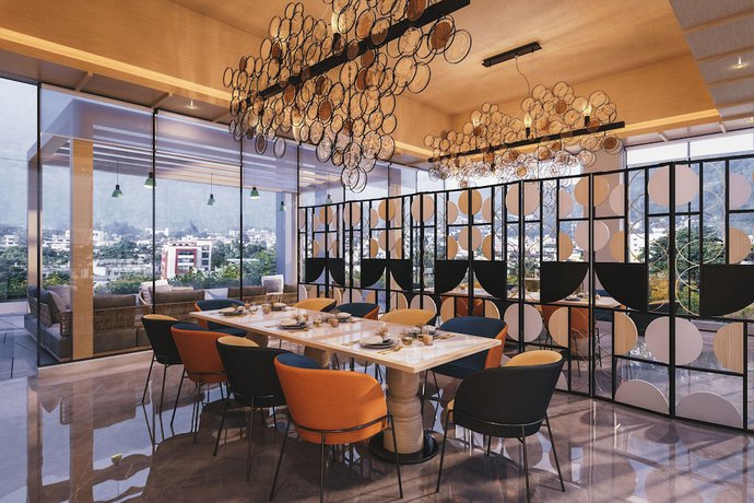 Imagen del bar/restaurante del Hotel Fortune Walkway Mall Haldwani- Member ITC\'s hotel group. Foto 2
