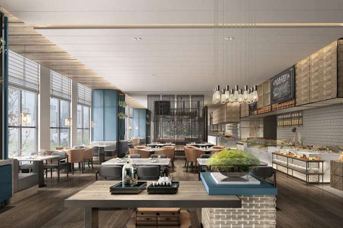 Imagen del bar/restaurante del Hotel Four Points By Sheraton Guiyang, Huaxi. Foto 3