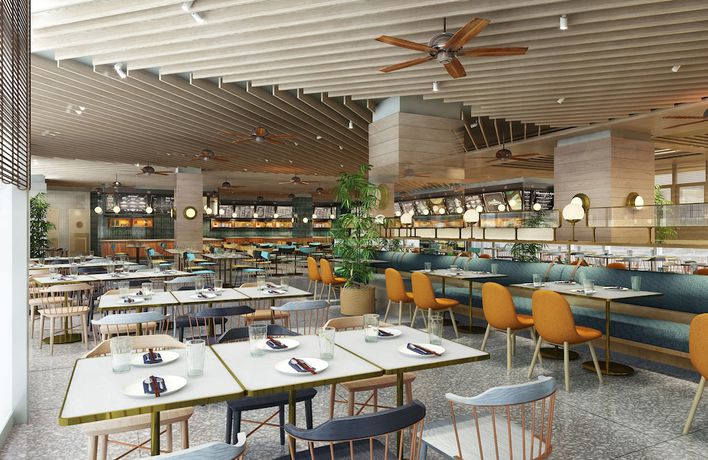 Imagen del bar/restaurante del Hotel Four Points By Sheraton Hong Kong, Tung Chung. Foto 2