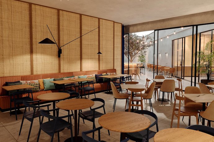 Imagen del bar/restaurante del Hotel Four Points By Sheraton Matosinhos. Foto 5