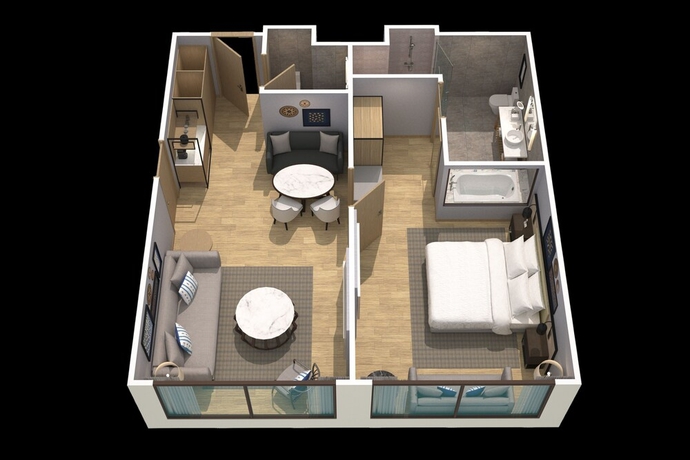 Imagen de la habitación del Hotel Four Points By Sheraton Phuket Patong Beach Resort. Foto 11