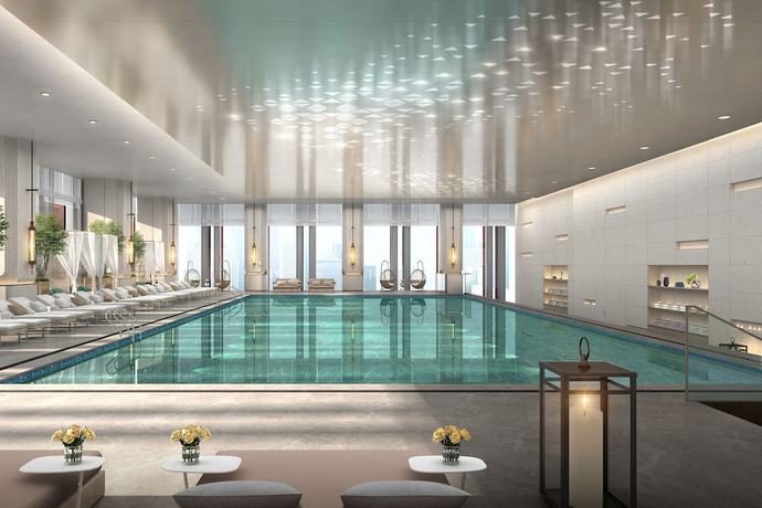 Imagen de la piscina del Hotel Four Points By Sheraton Tianjin National Convention And Exhibition Center. Foto 20