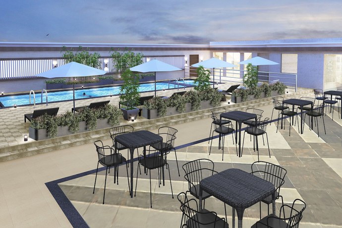 Imagen de la piscina del Hotel Four Points by Sheraton Kigali. Foto 15