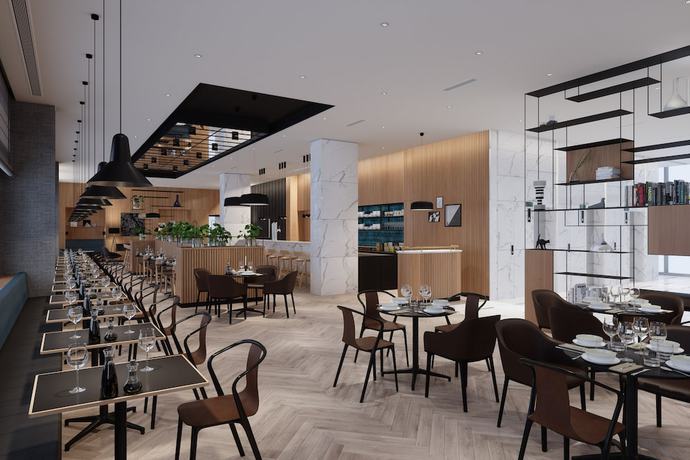 Imagen del bar/restaurante del Hotel Four Points by Sheraton Warsaw Mokotow. Foto 2