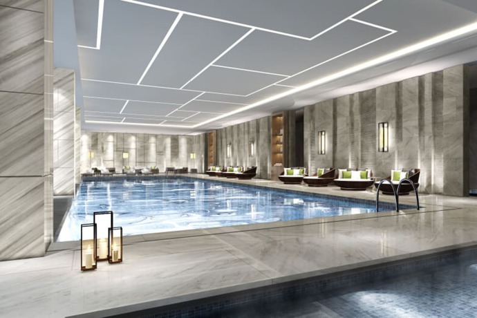 Imagen de la piscina del Hotel Four Points by Sheraton Wuhan, Jiangxia. Foto 20