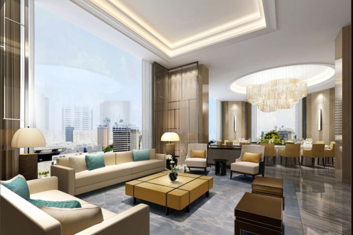 Imagen del bar/restaurante del Hotel Four Points by Sheraton Wuhan, Jiangxia. Foto 3