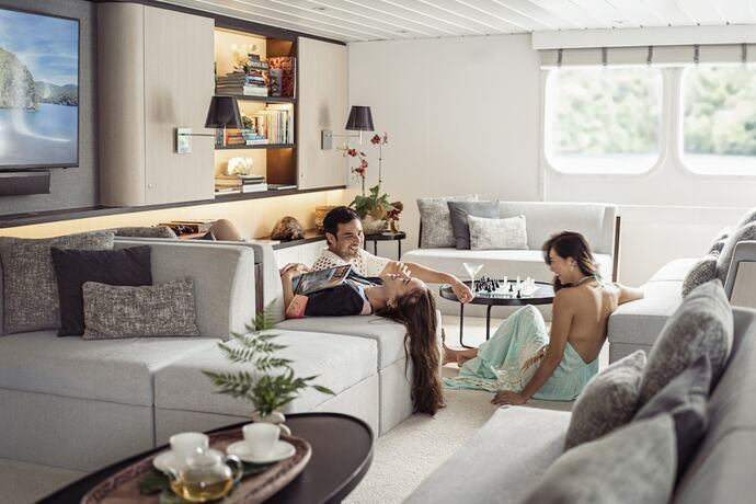 Imagen de la habitación del Hotel Four Seasons Explorer, Palau - Cruising Resort. Foto 15