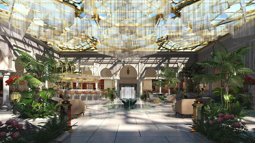 Imagen del bar/restaurante del Hotel Four Seasons Hotel Rabat At Kasr Al Bahr. Foto 4