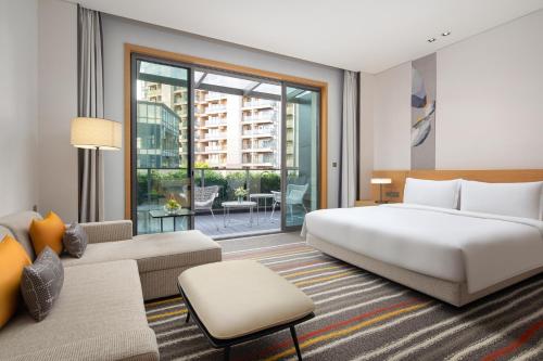 Imagen general del Hotel Fraser Place Wujiaochang Shanghai. Foto 10
