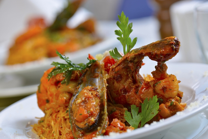 Imagen del bar/restaurante del Hotel Fraser Suites Diplomatic Area Bahrain. Foto 5