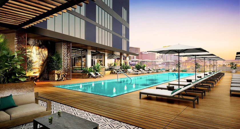 Imagen de la piscina del Hotel Fraye Nashville, Curio Collection By Hilton. Foto 12