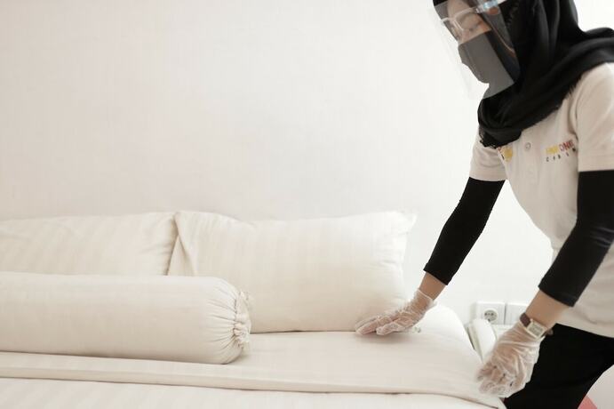 Imagen de la habitación del Hotel Front One Cabin Tirtonadi Solo. Foto 26