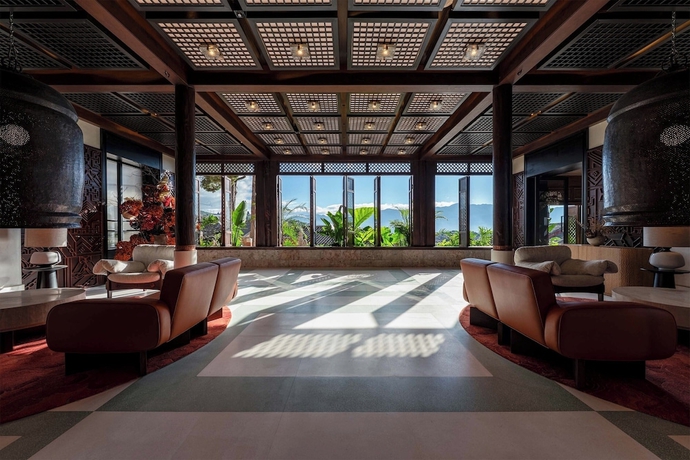 Imagen de los interiores del Hotel GRANDJOLI Damei Huasu &middot; Yunbanshan View Resort. Foto 13