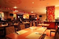 Imagen del bar/restaurante del Hotel GangWan Business. Foto 3