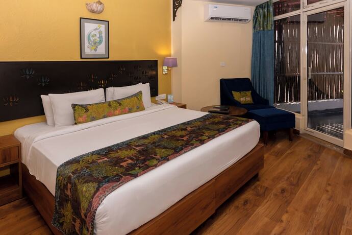 Imagen de la habitación del Hotel Ganga Kinare- A Riverside Boutique Resort, Rishikesh. Foto 29
