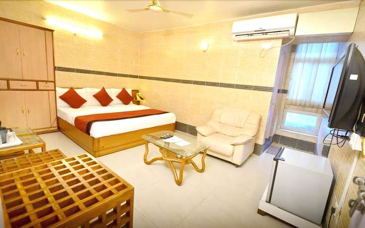 Imagen de la habitación del Hotel Ganpati, Bhopal. Foto 11