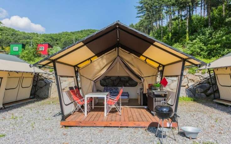 Imagen de la habitación del Hotel Gapyeong Captain Caravan Glamping. Foto 14